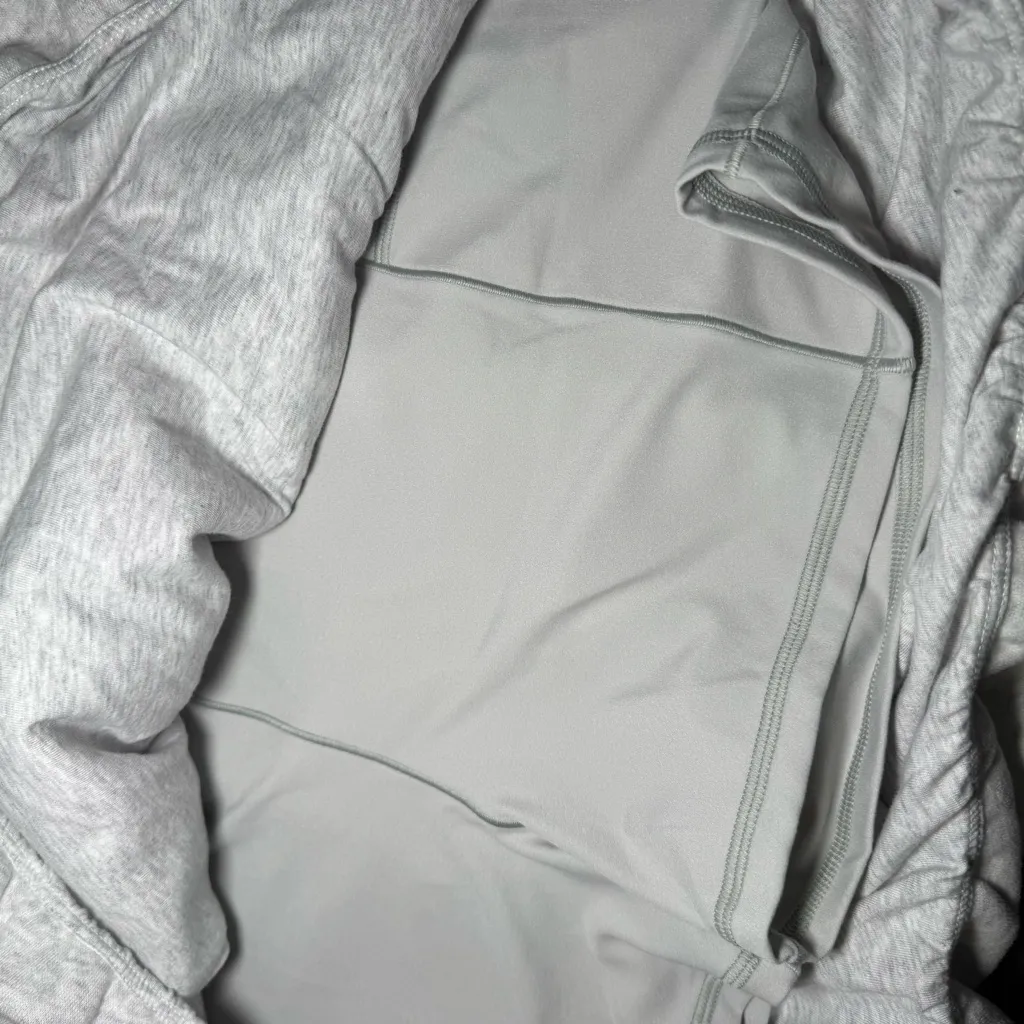 NWT OFFLINE By Aerie Cloud Fleece Bubble Skort Gray Pull on Size Small XL - Image 7