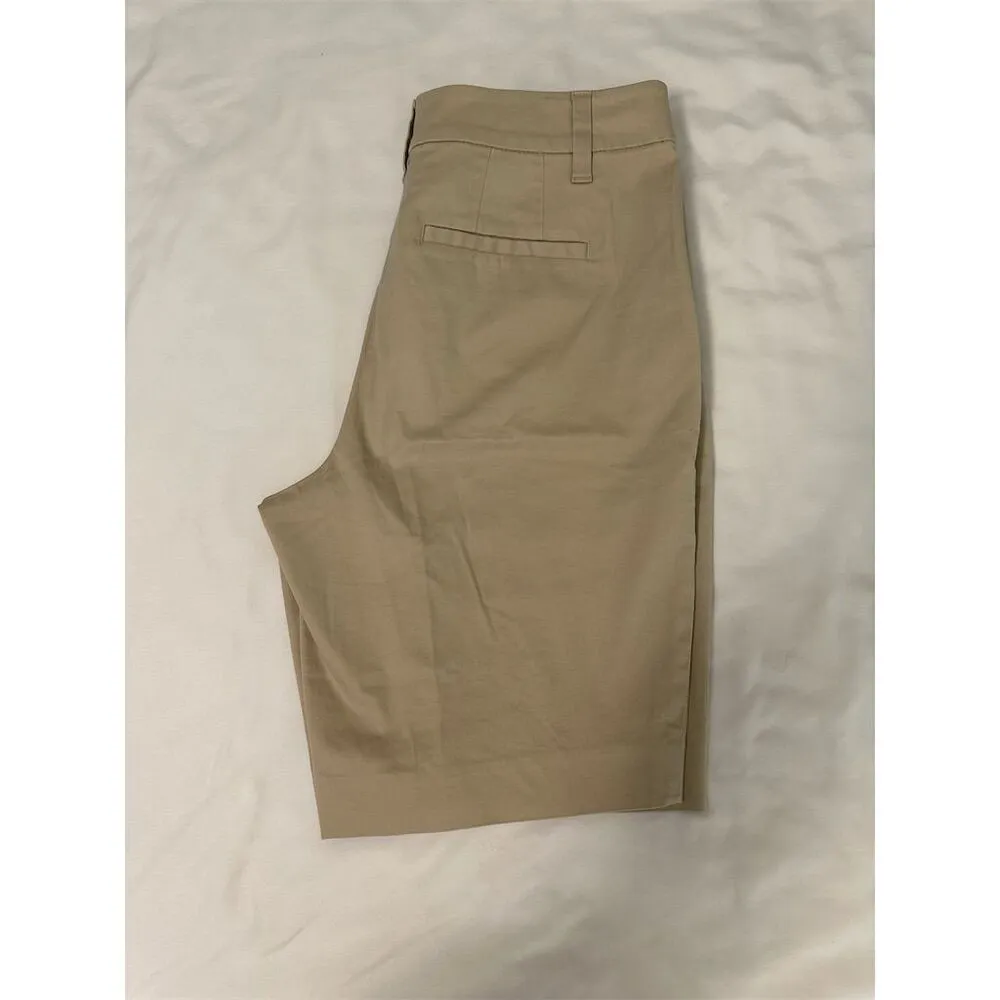 Talbots Women's Chino Shorts Size 6 Beige Casual Summer 10.5" Inseam - Image 3