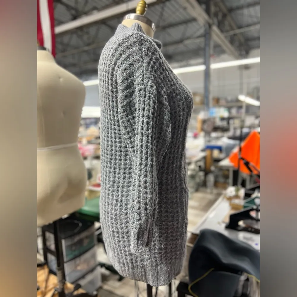 AE Long-Sleeve Mock Neck Mini Sweater Dress XL - Image 8