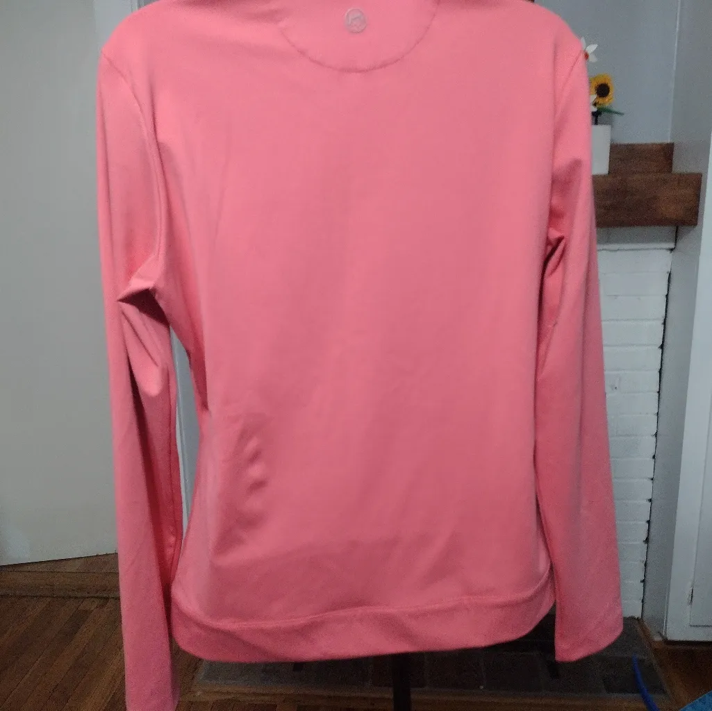 Southern Tide  Josette Mixed Media Full Zip Light Weight Jacket - Image 3