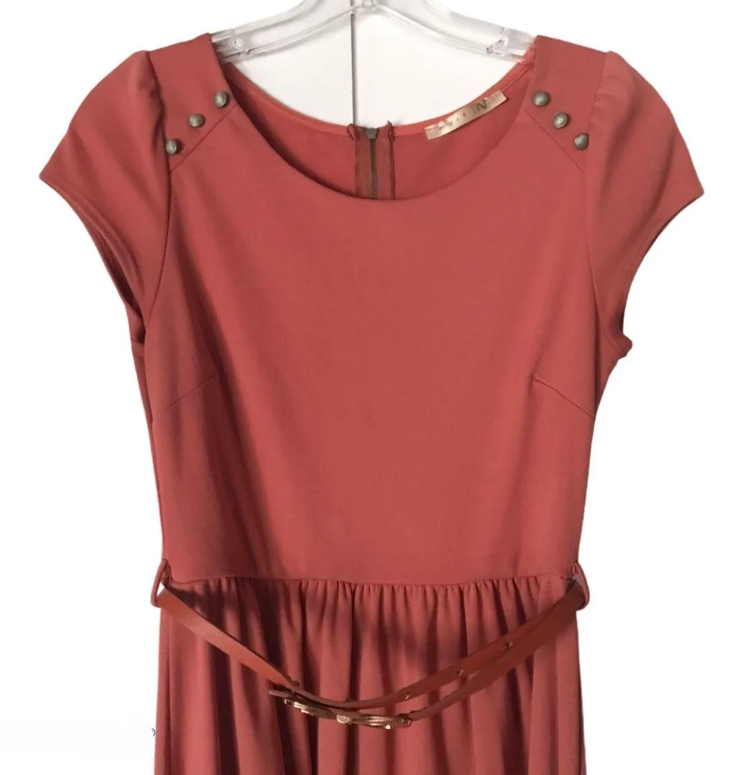 Belted Fit & Flare Dress - Image 6