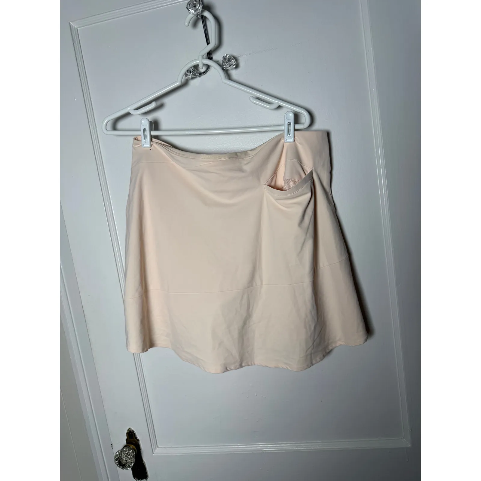 Nike Dri-fit Athletic Stretch Skirt Skort Peach Pink Short High Rise Sporty XL - Image 7