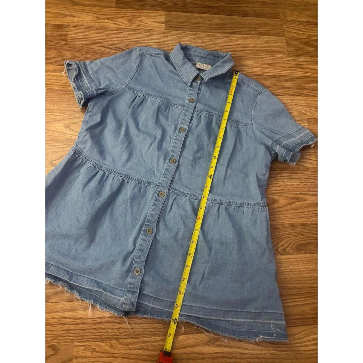 LOGO By Lori Goldstein Jean Top Size XS - Image 4