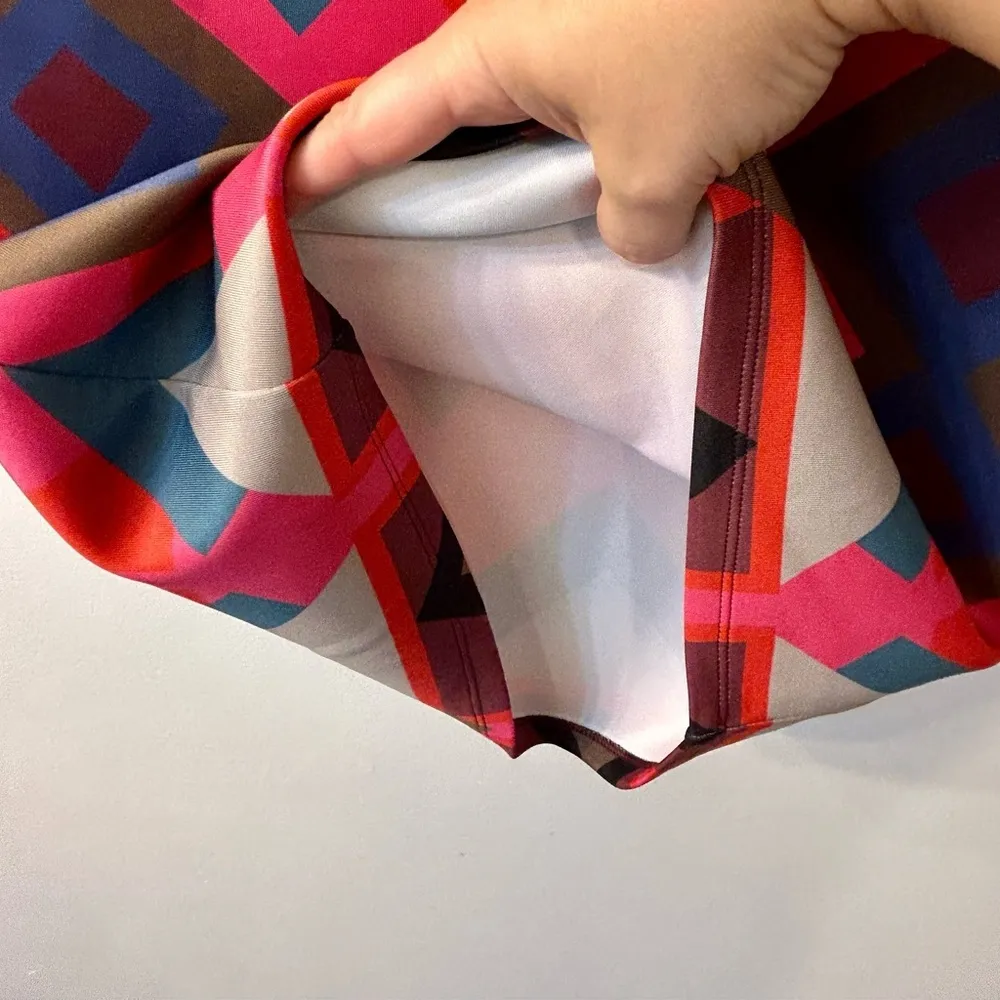 Scuba Skirt Geometric Pattern Size Small - Image 5
