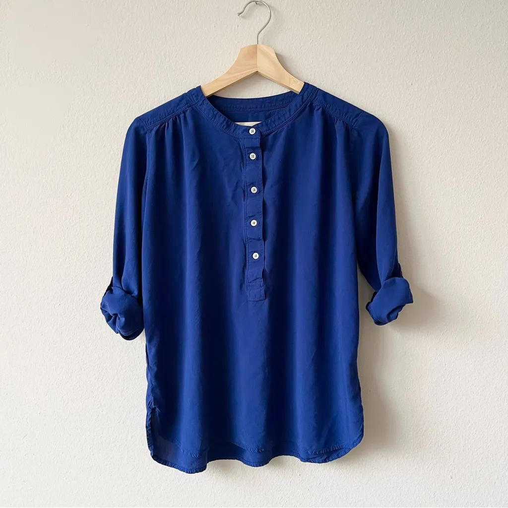 Loft  Standing Collar Blouse - Image 2