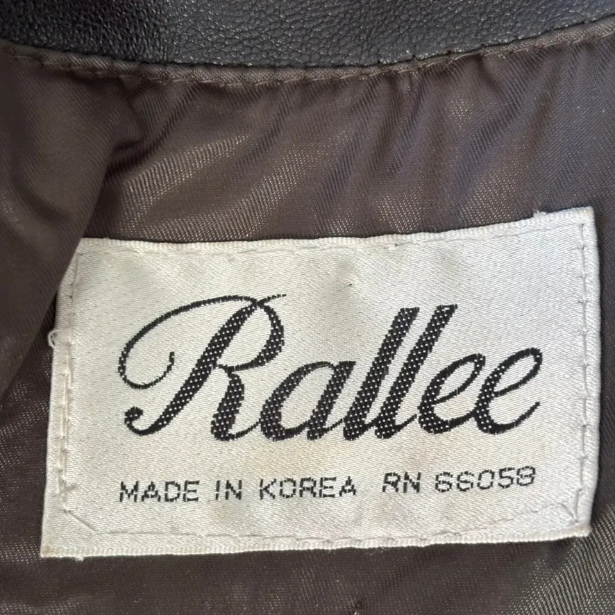 Vintage Rallee Leather Fox Fur Coat Sz L Chocolate Brown Thermolite Maximalism‎ Size L - Image 13