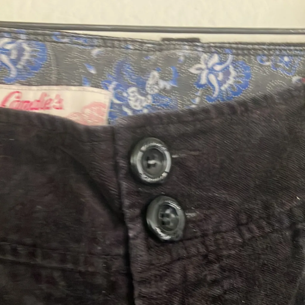 FINAL MARKDOWN Candies black velvet jeans 9 - Image 2