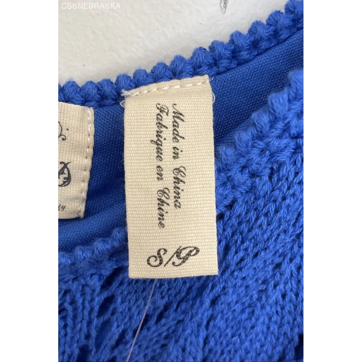 Guess Royal Blue Stretch Knit‎ Sleeveless Pencil Dress - Size S - Image 5