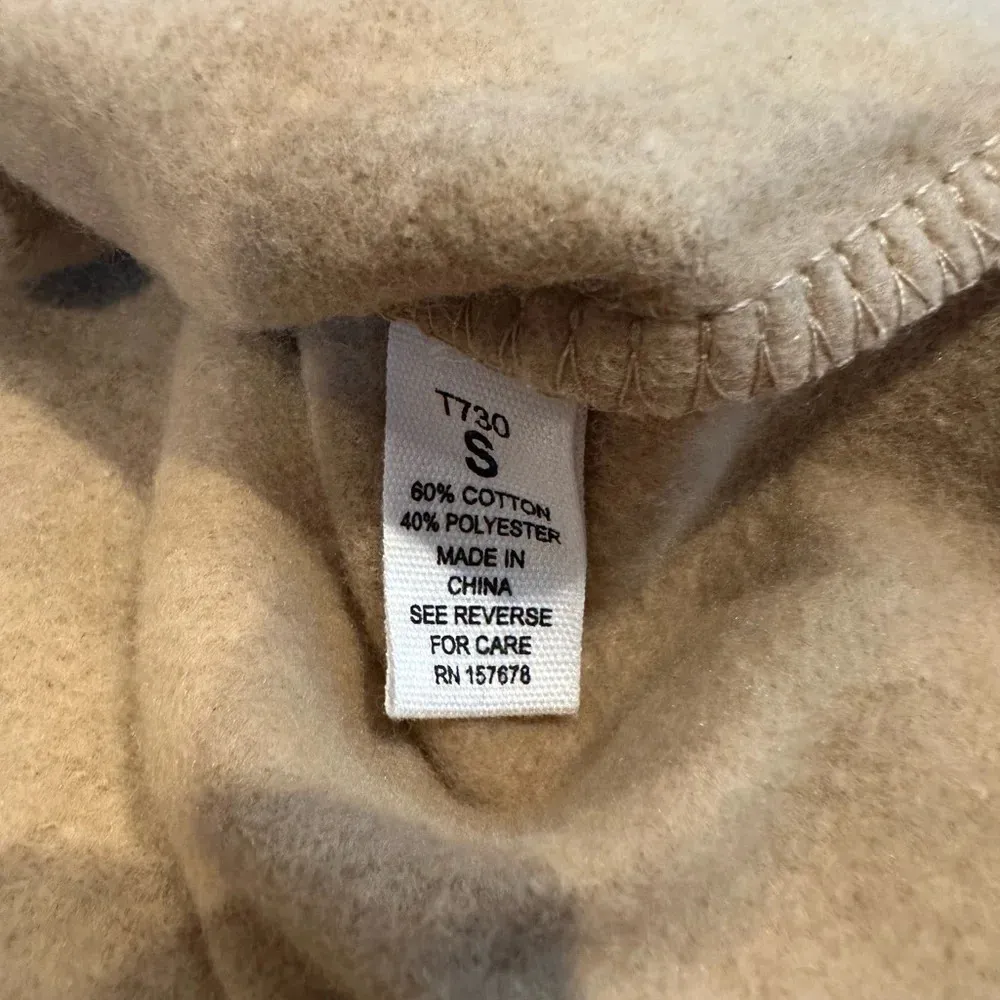 Reflex Fleece Henley Sweatshirt Tan size‎ small - Image 7