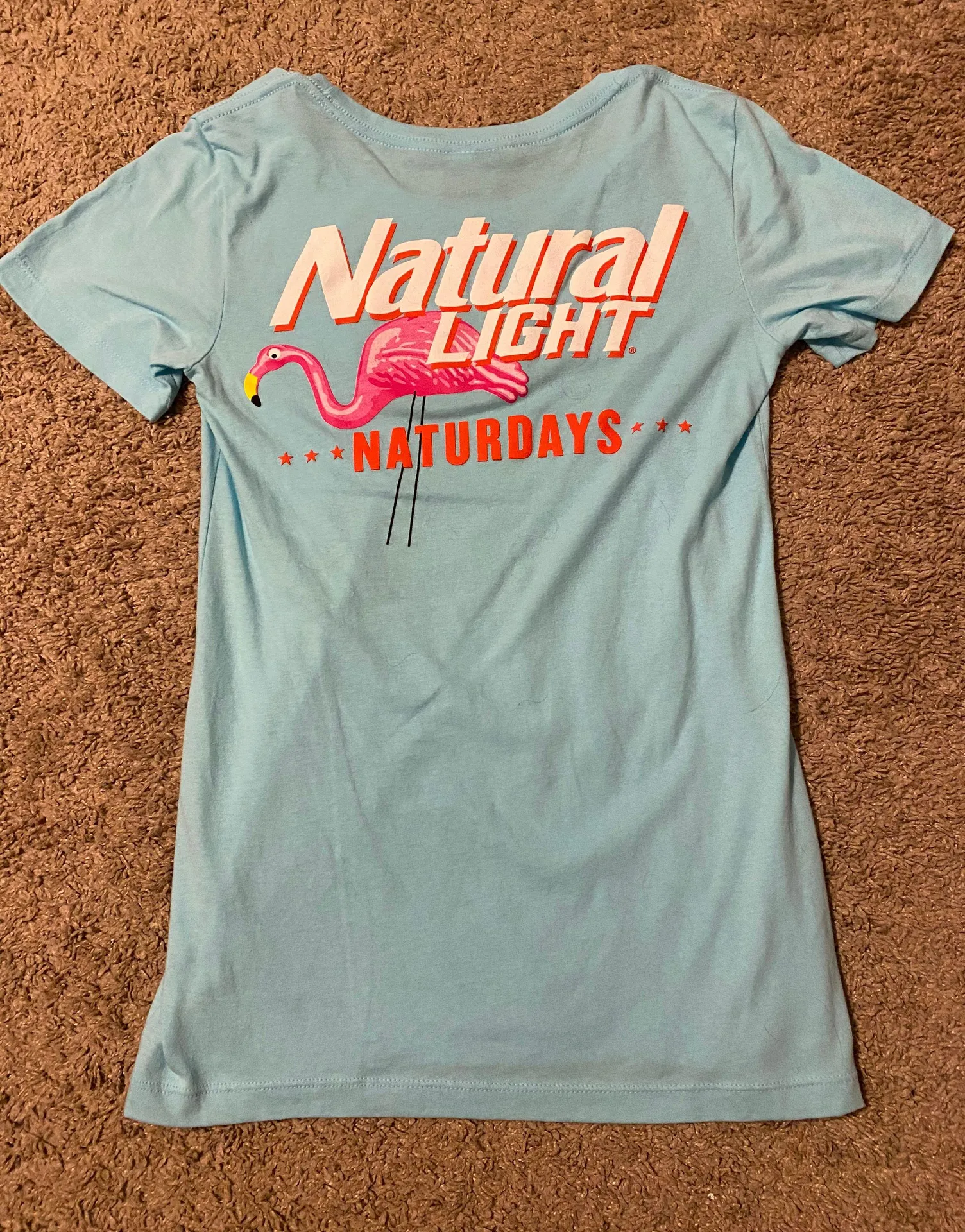 Natural Light Tshirt Blue Size M - Image 2