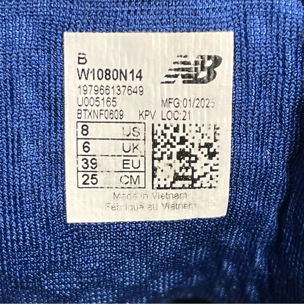 New Balance Fresh Foam X 1080v14 Women's Blue Sneakers Size 8B - Image 4