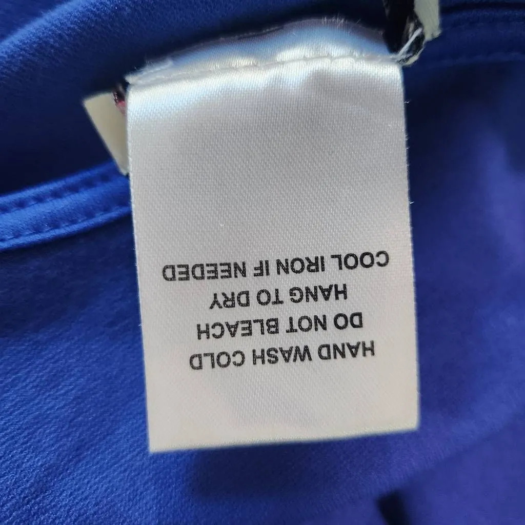 Love Squared Blue Stretch Sleeveless Dress Size 1X Plus Size Wedding Guest Dress - Image 7