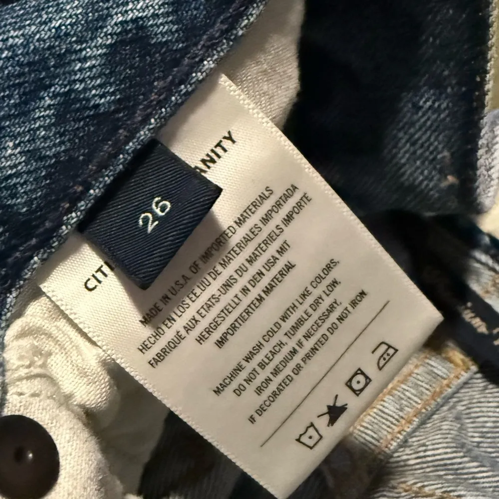 Citizens of Humanity Charlotte High Rise Straight Jeans Wynwood Size 26 - Image 7