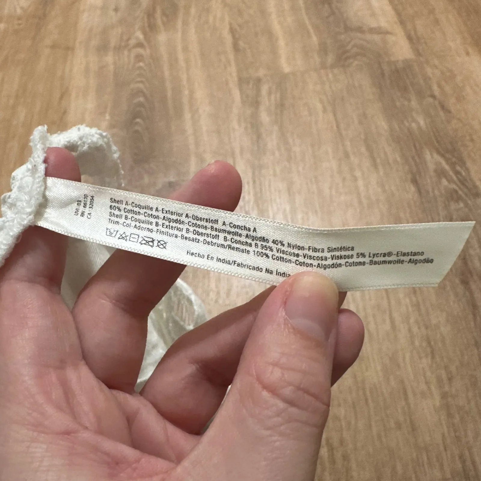 Free People | White Lace Boho Festival Strappy Sheer Crop Top Bralette, XS - Image 8