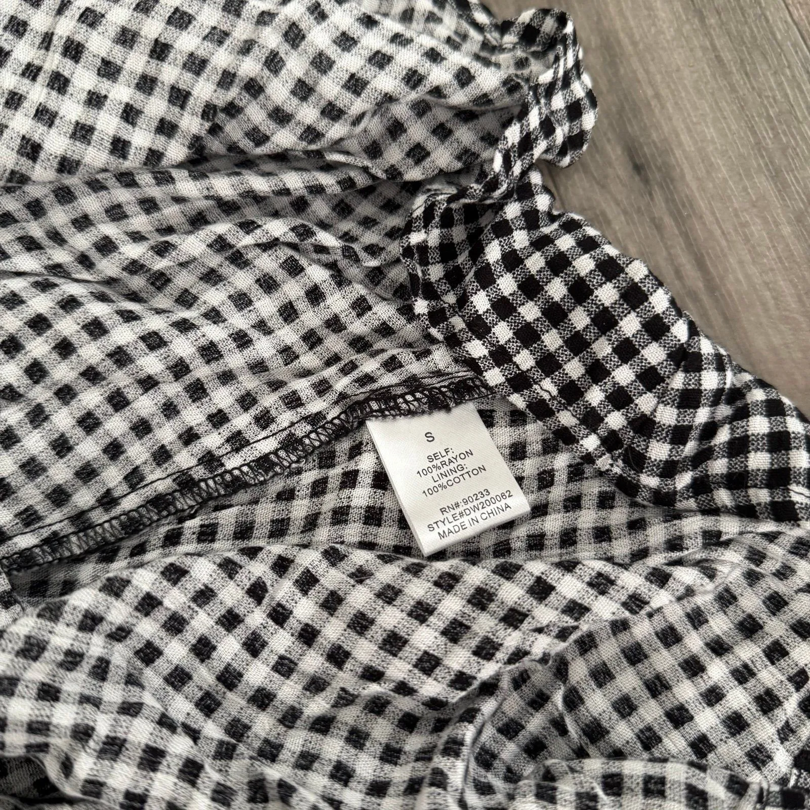Pacsun Kendall & Kylie gingham puff sleeve babydoll coquette cottagecore dress - Image 6