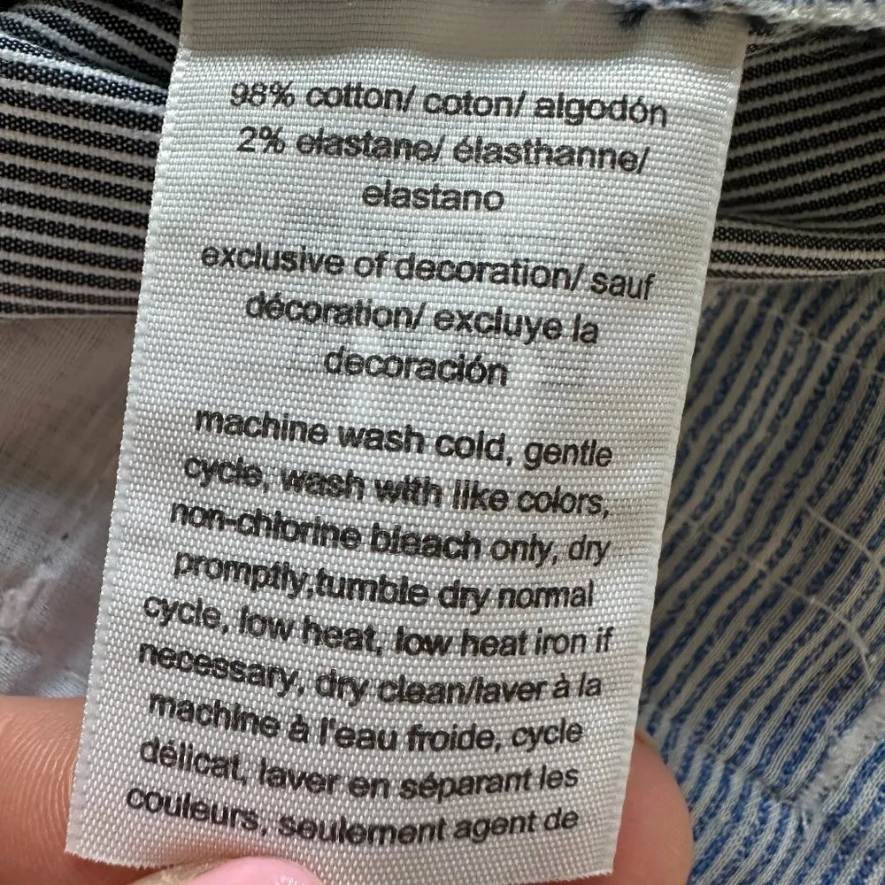 NWT TOMMY HILFIGER HAMPTON STRETCH STRIPED CHINOS - SIZE 12 - Image 12