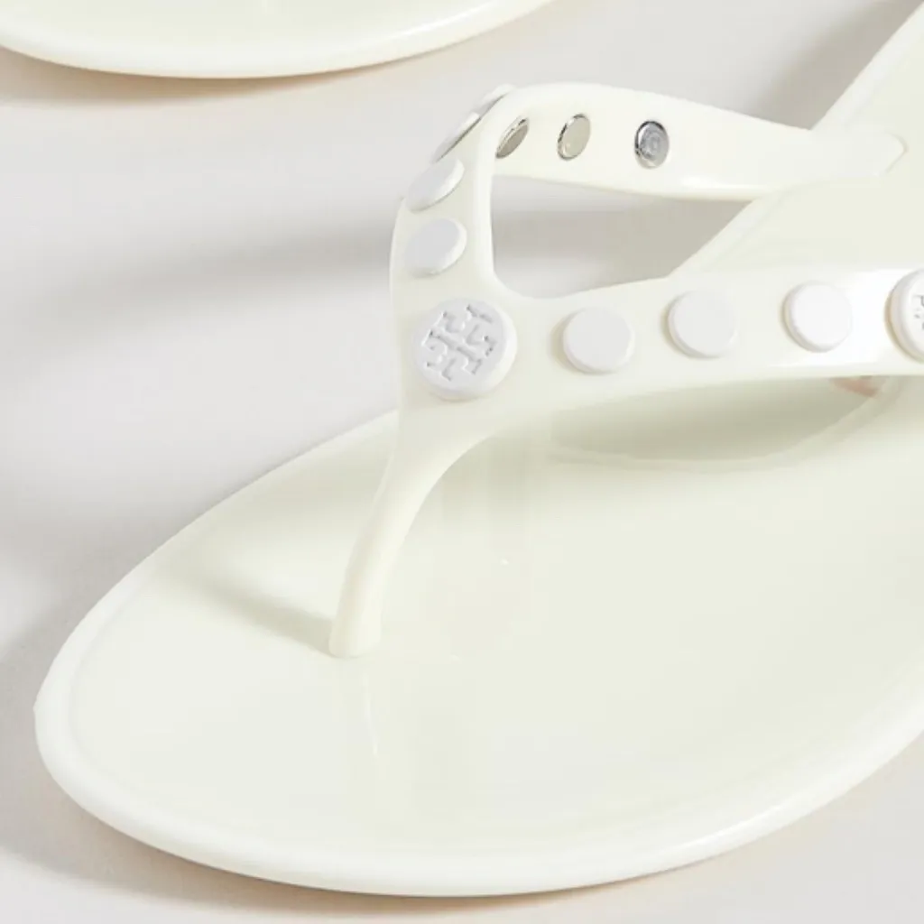 NIB Tory Burch Studded Jelly Thongs - Image 3