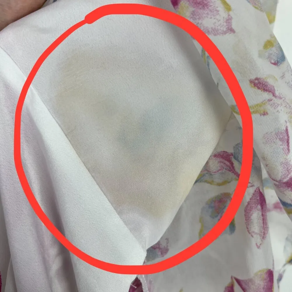 Majorelle Zella Dress in Romance Floral One Shoulder Ruffle White Size XS - Image 8