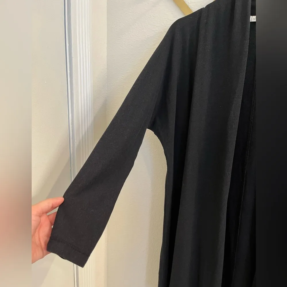 Peter Millar Lava Wash Casual Cardigan Charcoal Grey/Black Obsidian Small - Image 4