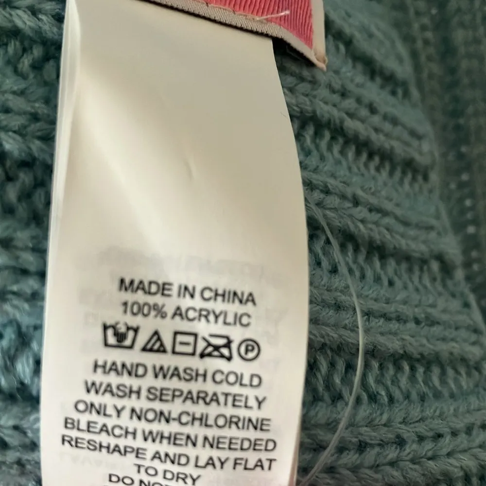 Kate Spade: NWT Sky Blue Cable Knit Scarf - Image 5