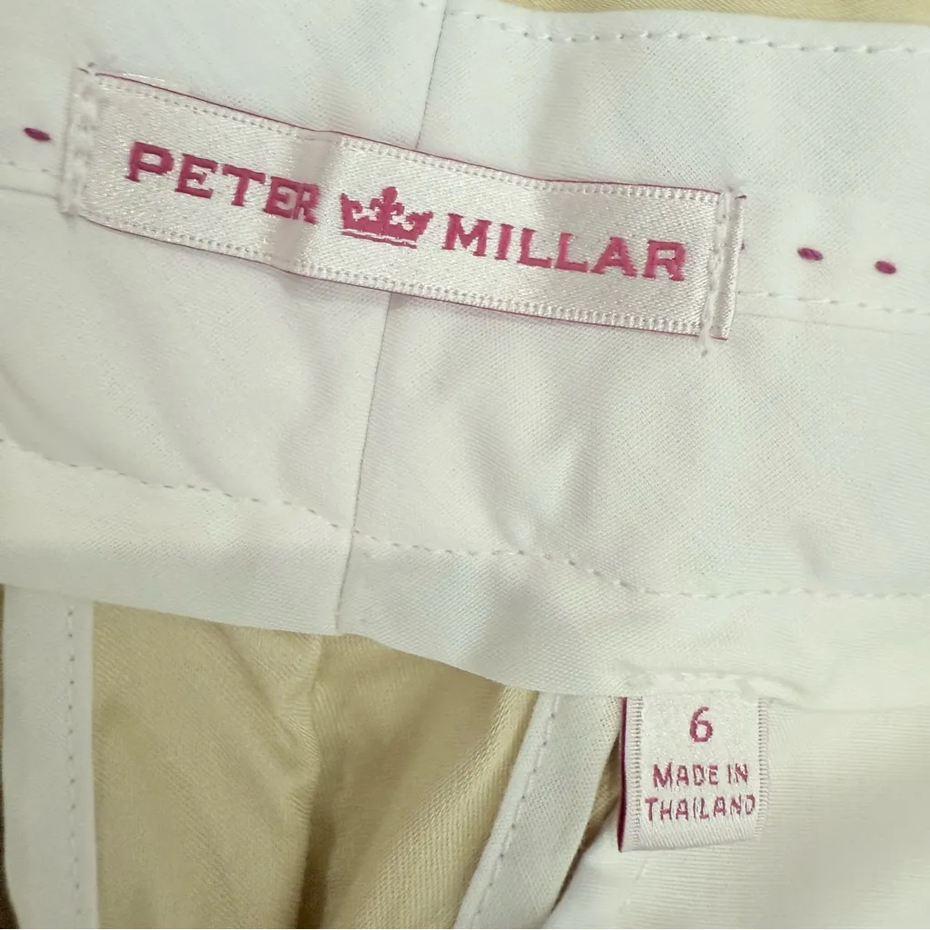 Peter Millar‎ Women’s Cropped Tan Pants Size 6 - Image 3