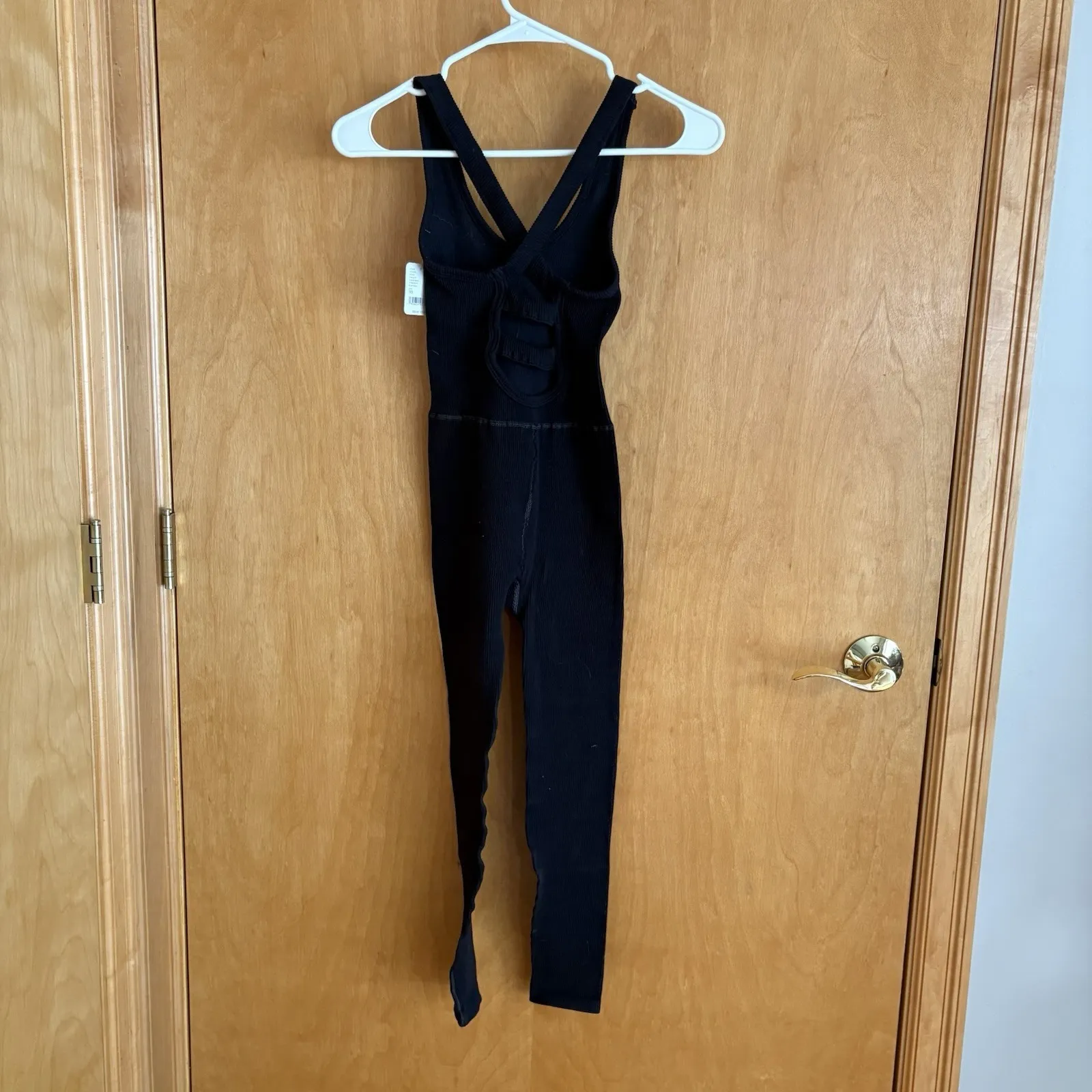 NEW‎ XS Free People X FP Movement Free Throw Jumpsuit Black REVOLVE MSRP $80 - Image 6