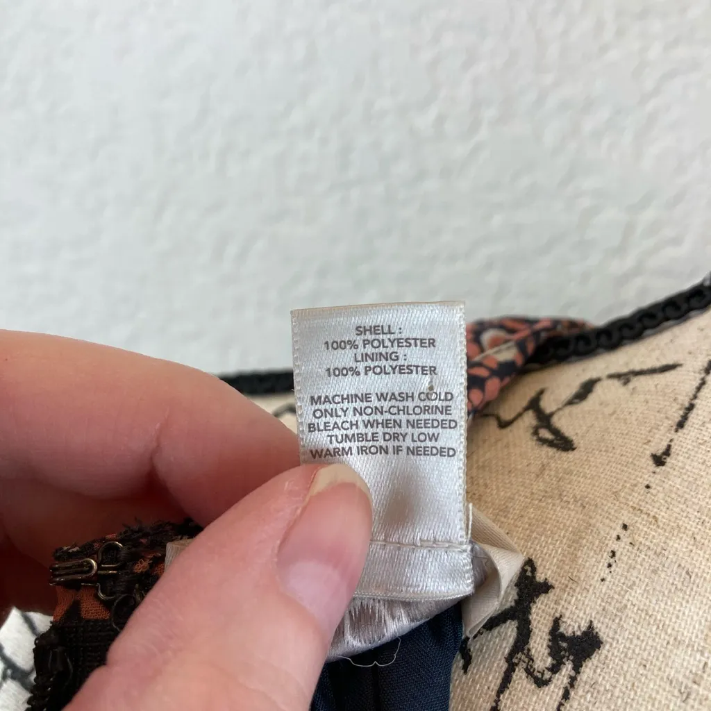 Loft Coral Geometric Halter Sleeveless Sheath Dress A85 - Image 3