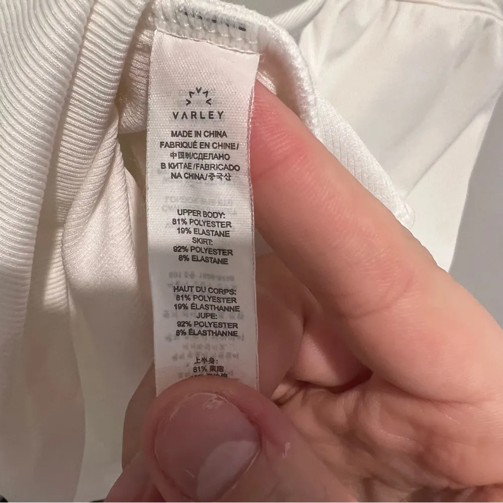 Varley White Tennis Dress Small - Image 9