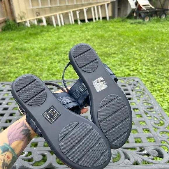 Market & Spruce Tarah Double Band Sandals - Brand‎ New navy blue size 6 - Image 6