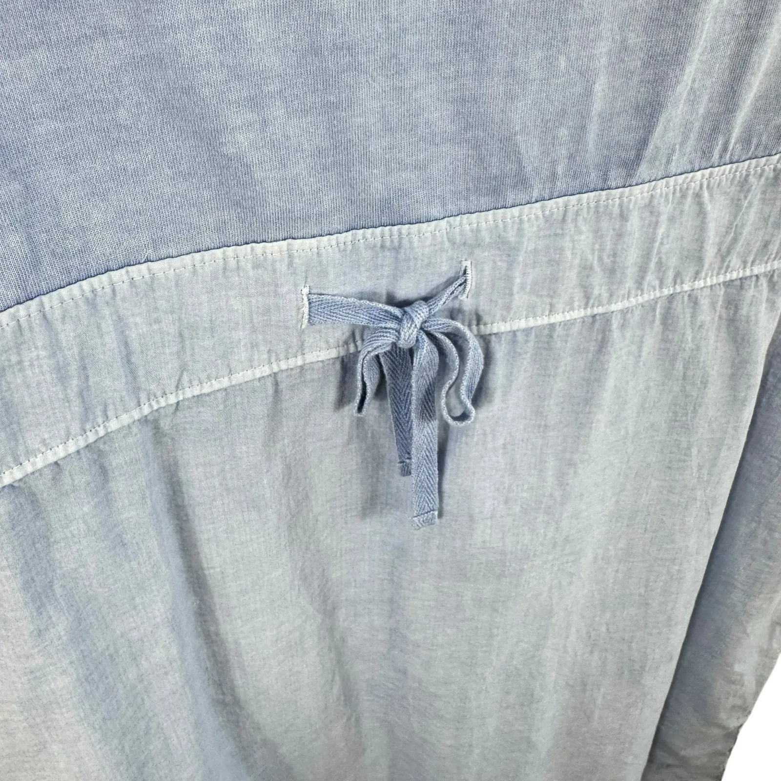 Woolrich 100% Cotton Blue Lightweight Knee Length Pullover Tank Dress Size XL - Image 3