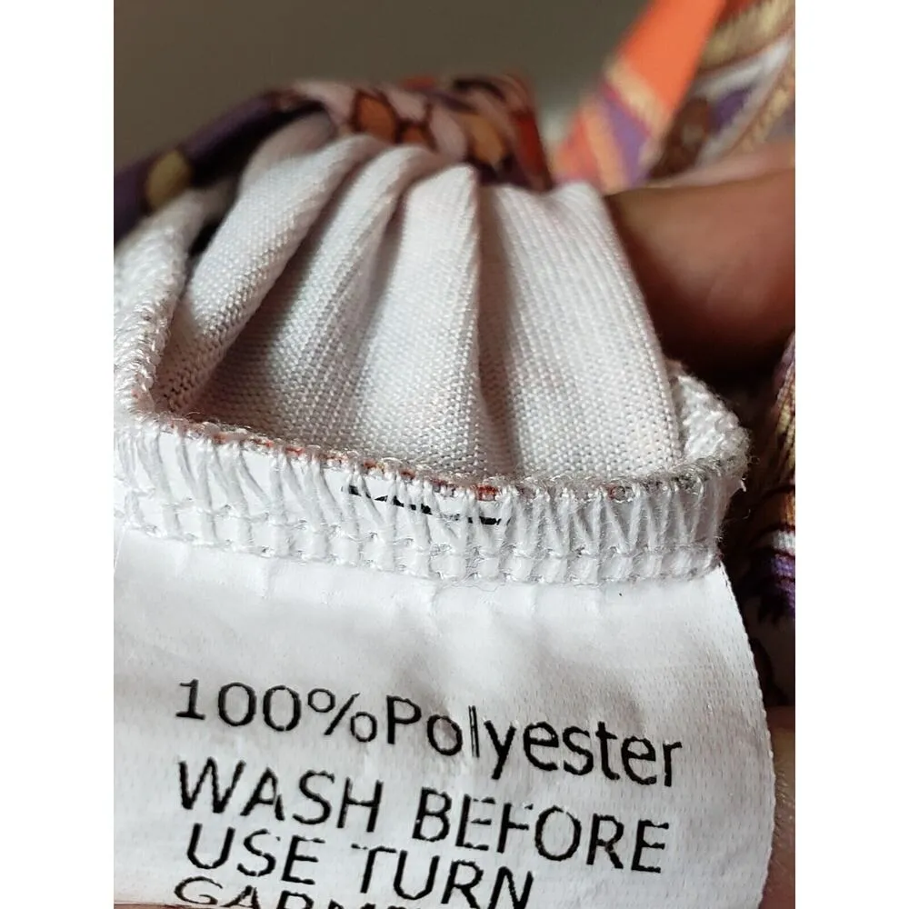 Women's Multicolor 100% Polyester Casual V - Image 10