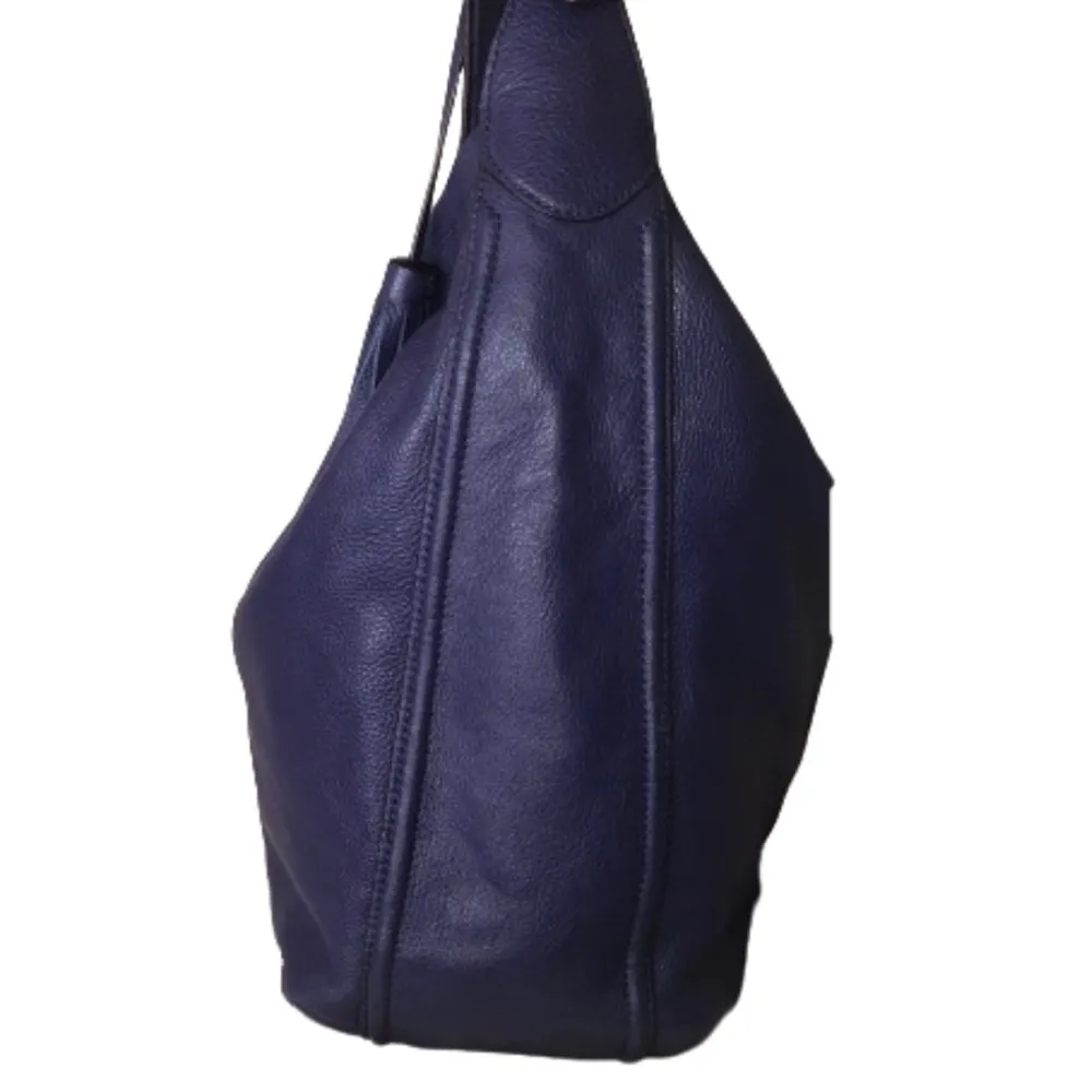 COACH AVERY Pebbled Purple Leather Hobo Shoulder Bag F23309 - Image 3