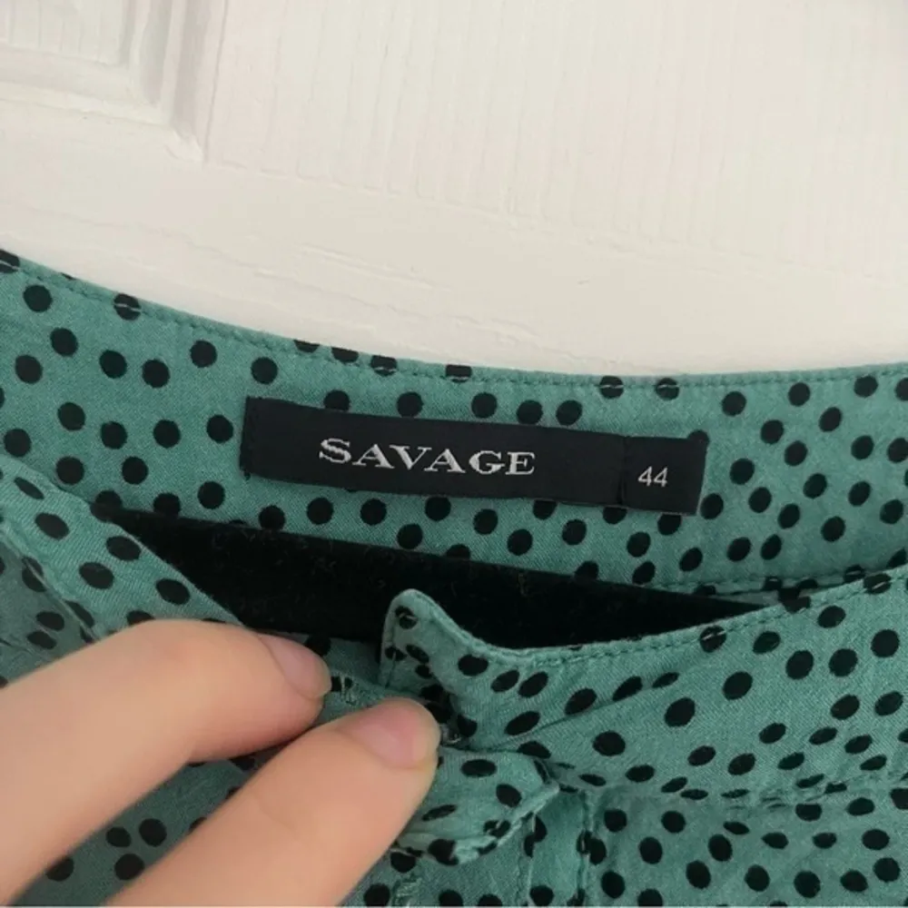 Savage women’s Green polka dot midi dress​ in size small - Image 7