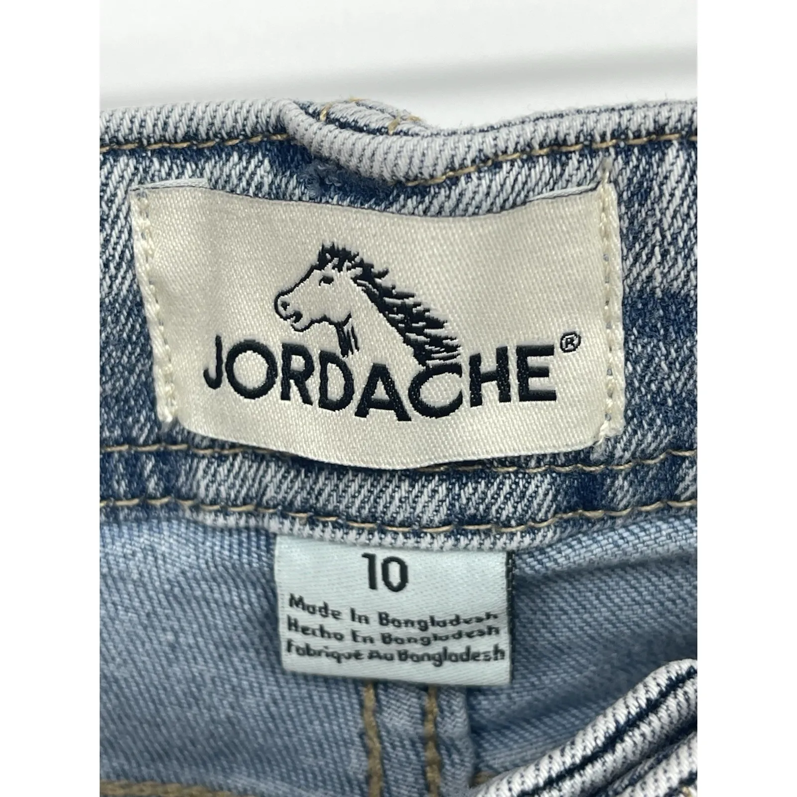 Vintage 90s Y2K Jordache Jeans Womens 10  Denim Light Wash Capri Bin9 - Image 2