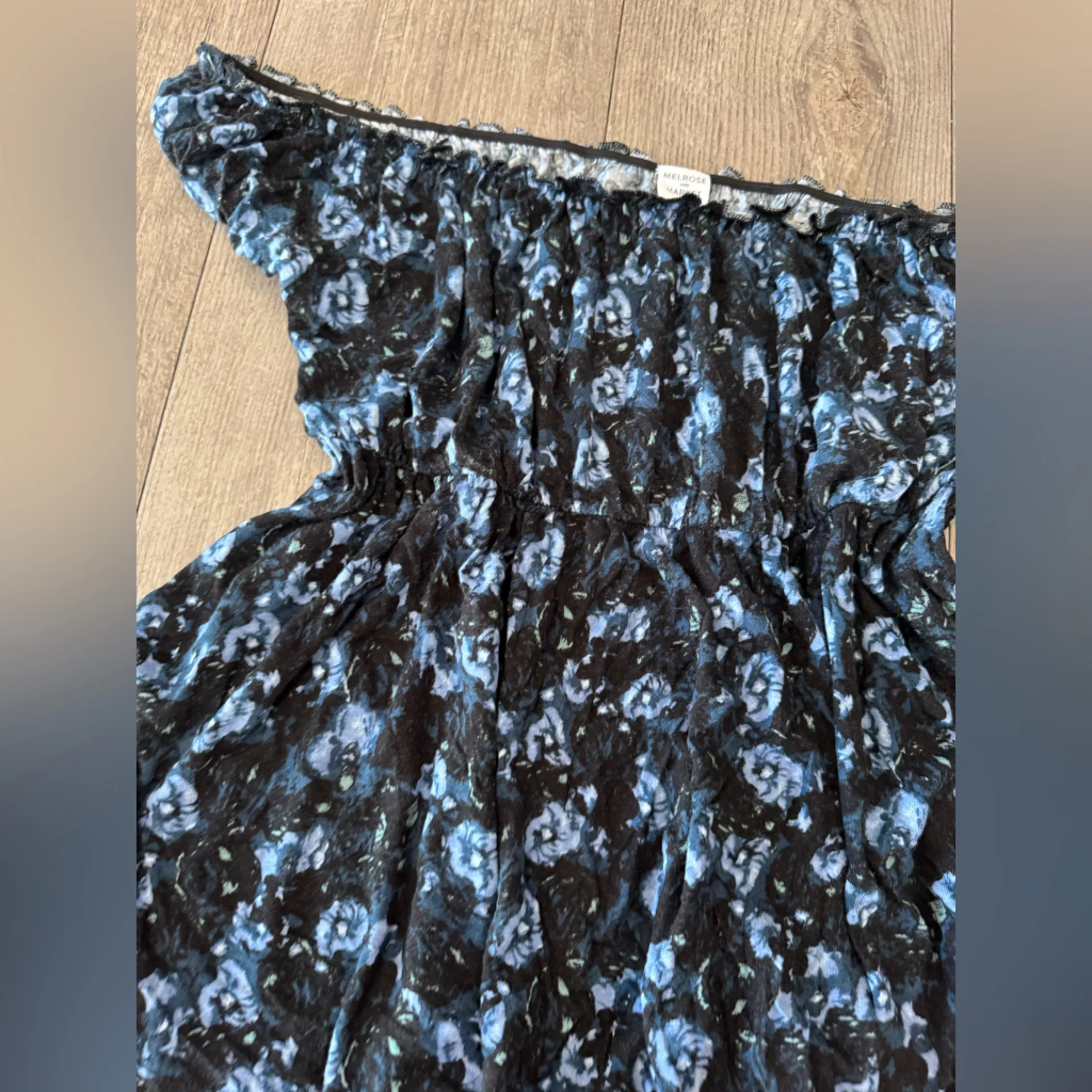 Melrose and Market Black Lace Detail Top - Image 7