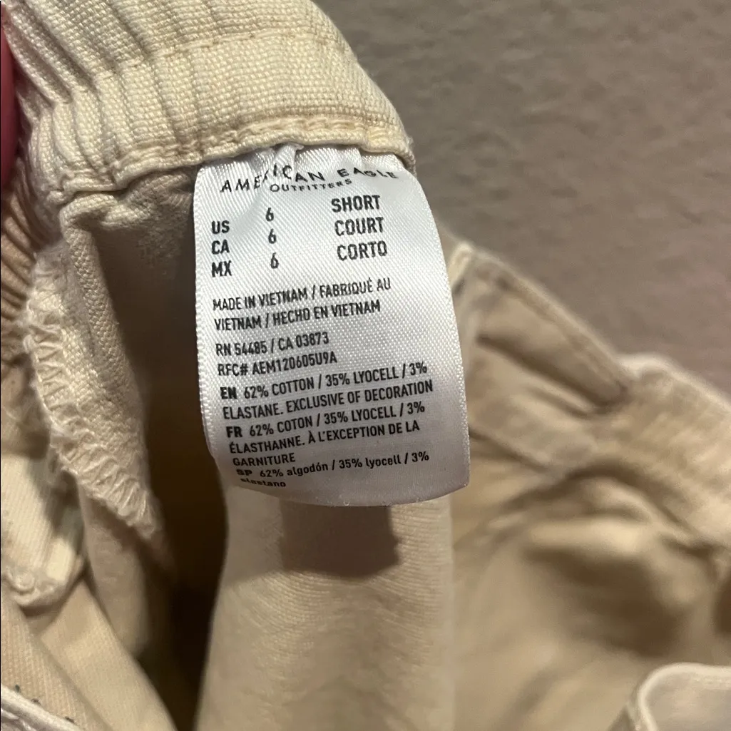 American Eagle Women’s Stretchy Soft Cargo Pants Size 6 Short - Image 9