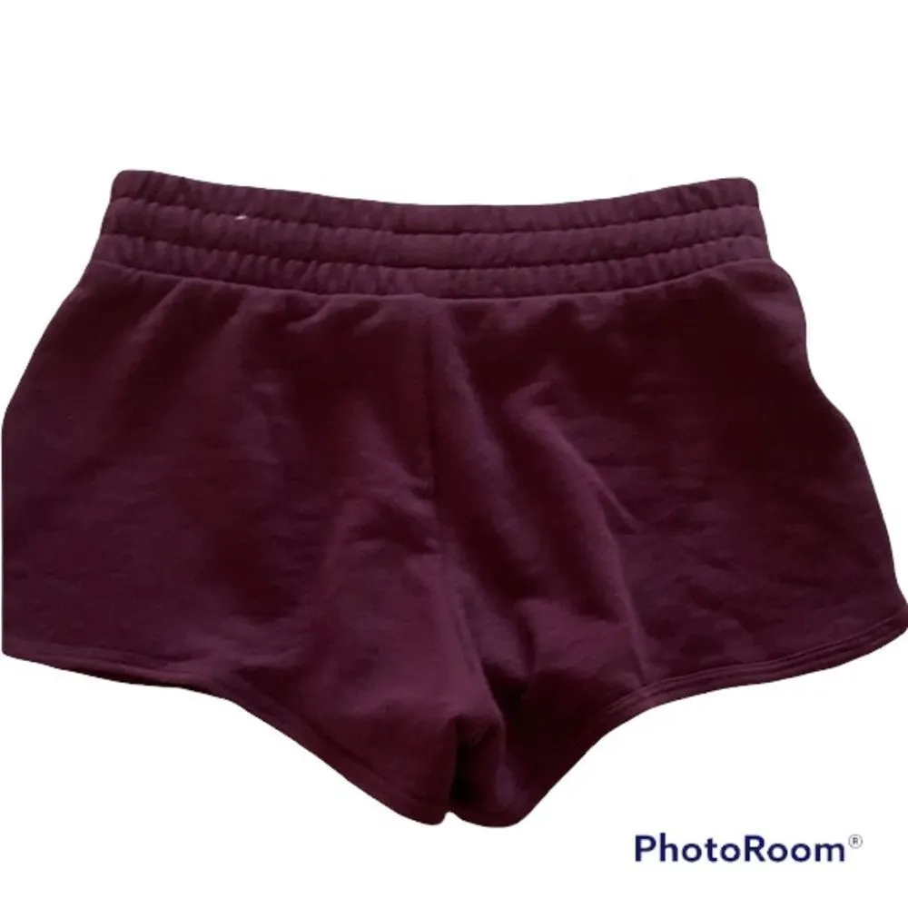 ✨Pink VS Sweat Burgundy Shorts✨ - Image 3