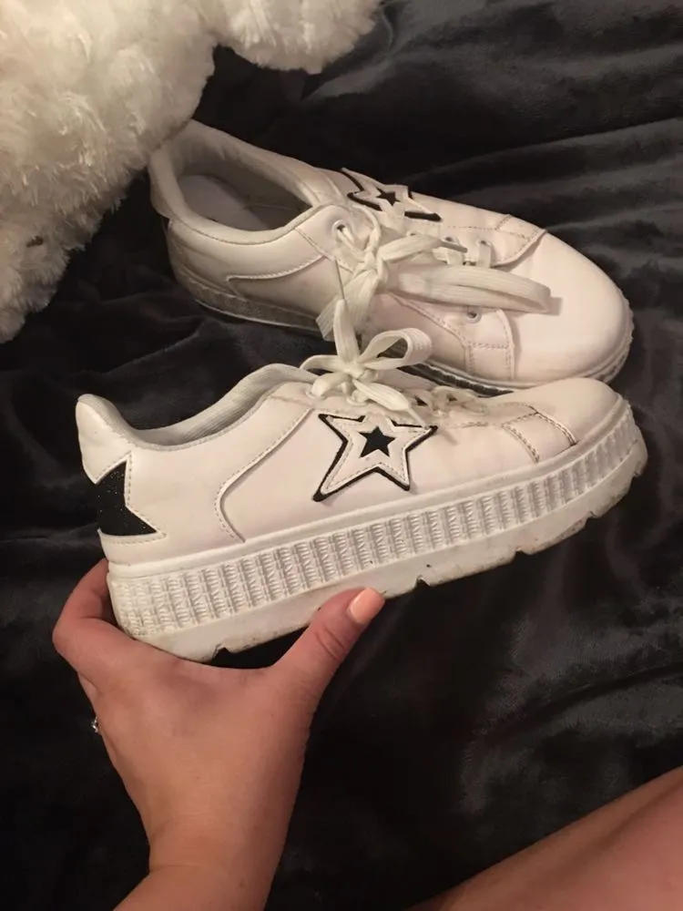 Nasty Gal Flatform Star Sneakers - Image 2