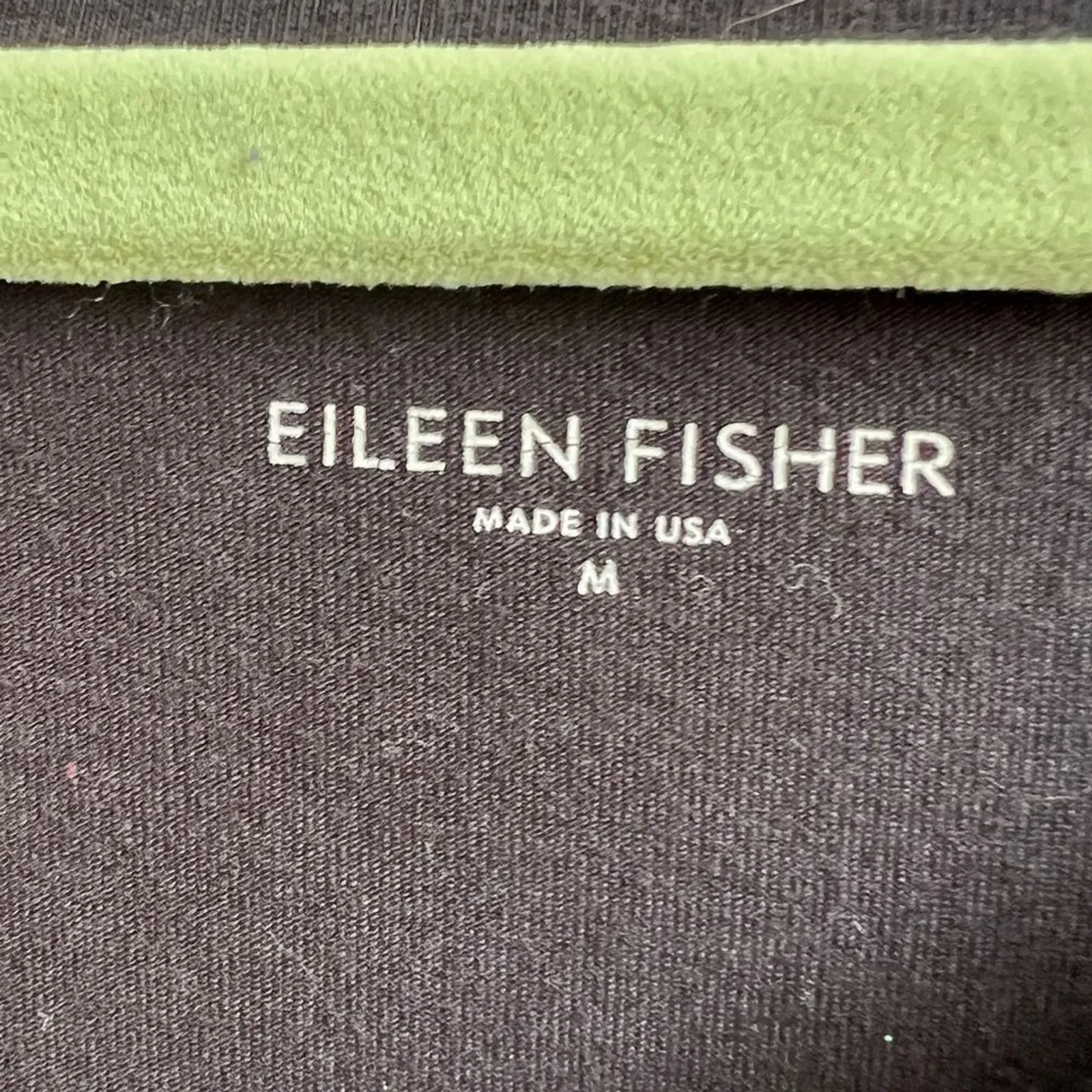 Eileen Fisher black organic cotton classic Tee Shirt dress Size Medium - Image 5