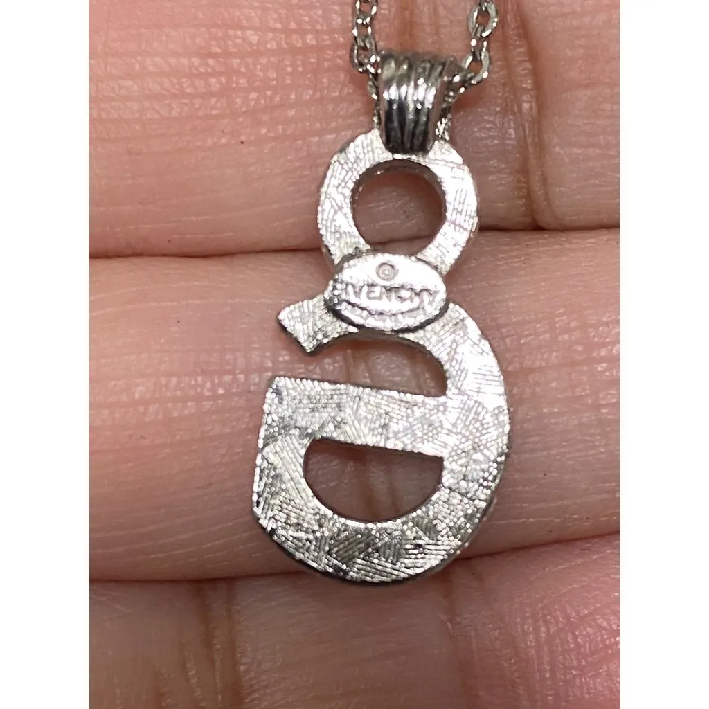 Givenchy 'G' Logo Pendant Necklace in Silver - Image 4