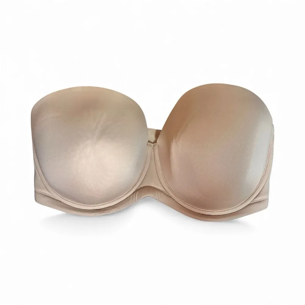 Wacoal Red Carpet Strapless Underwire Bra Size 36G  Nude Beige Style 854119 - Image 3