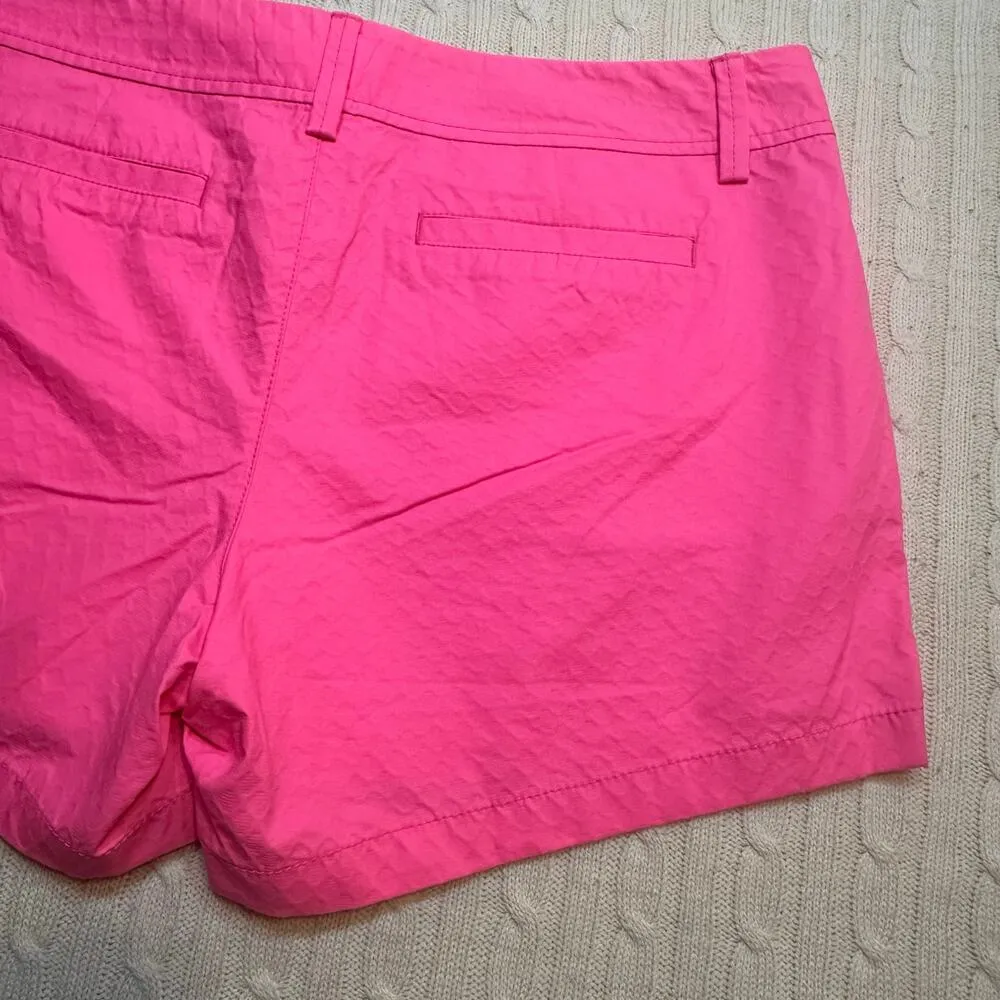 NEW Lilly Pulitzer Callahan Shorts sz 14 Bright Pink Shorts - Image 3