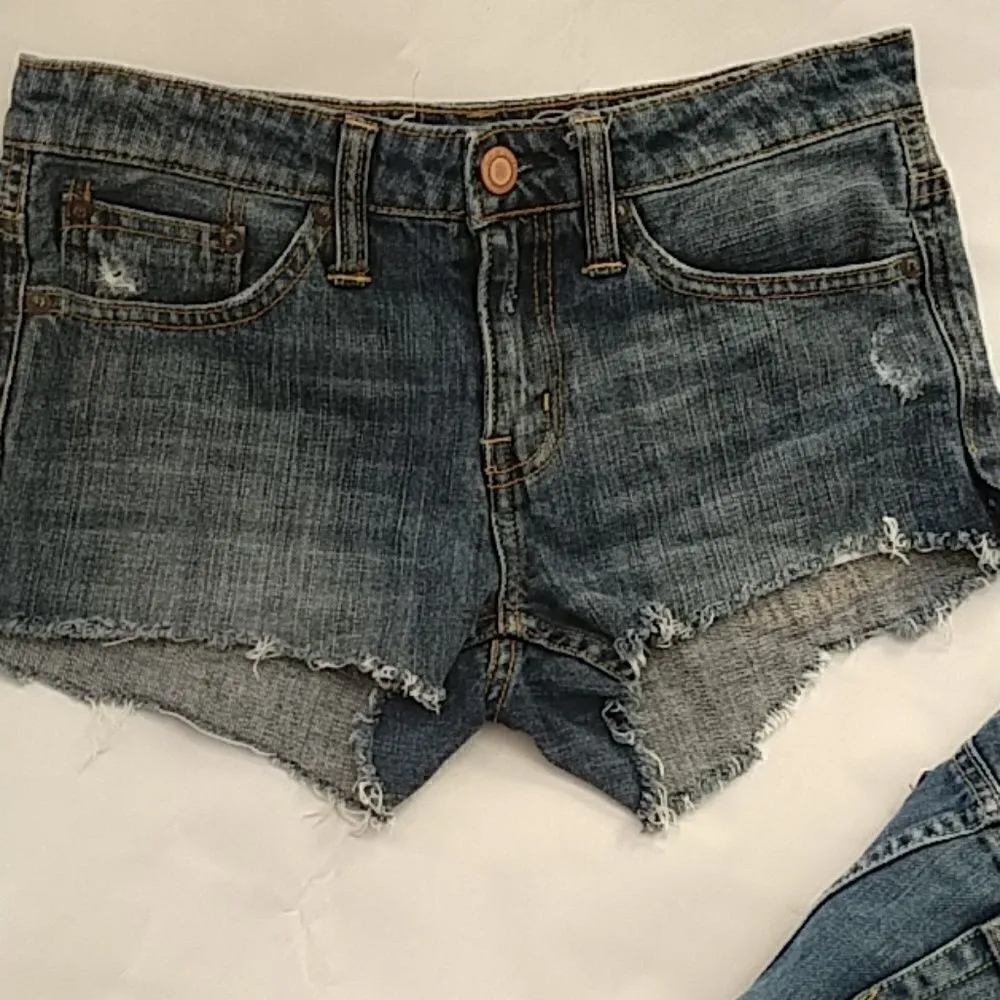 American eagle outfitters raw hem shorts distressed bundle - Image 3