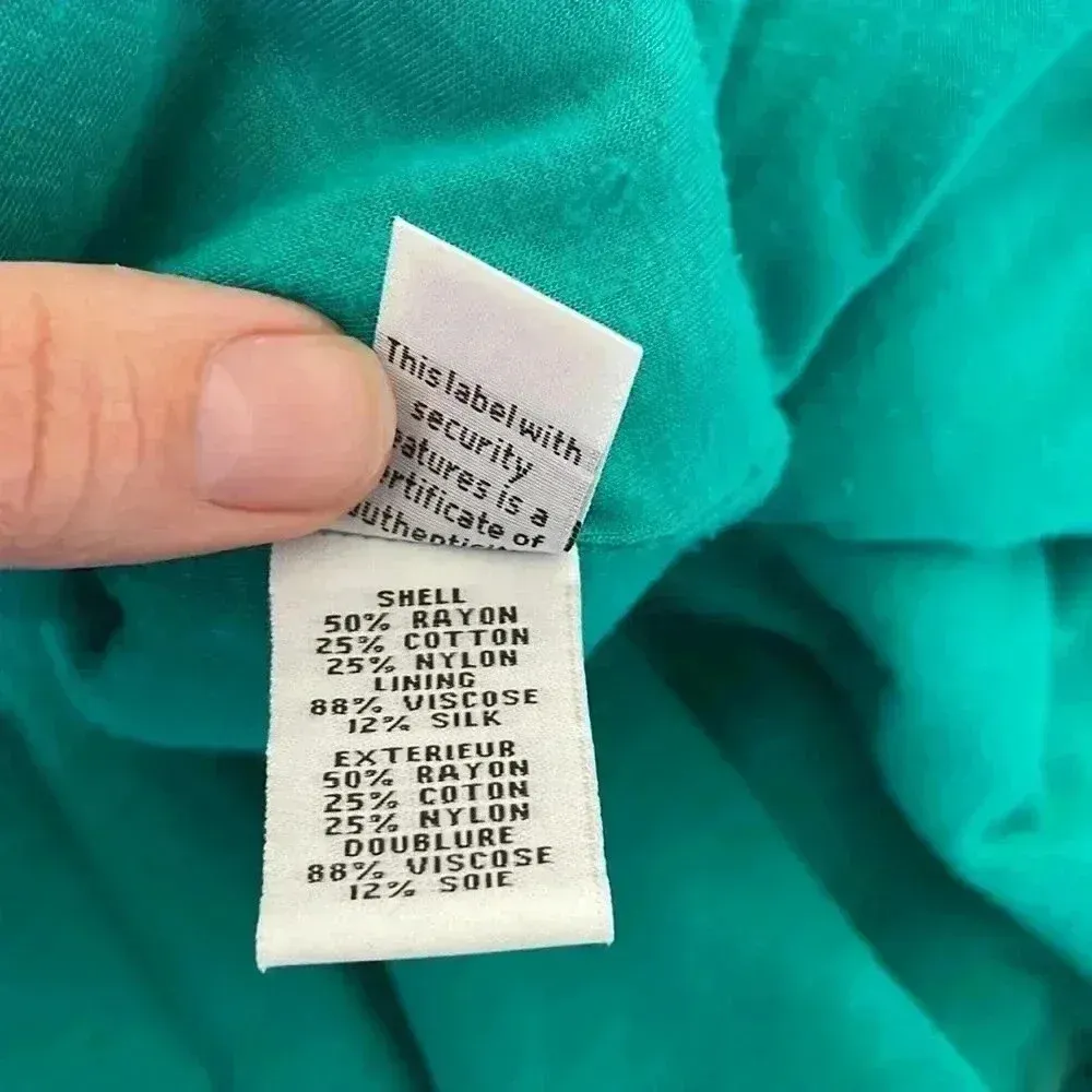 DIANE VON FURSTENBERG Zarita Lace Dress in Parakeet Green Sz 8 - Image 15