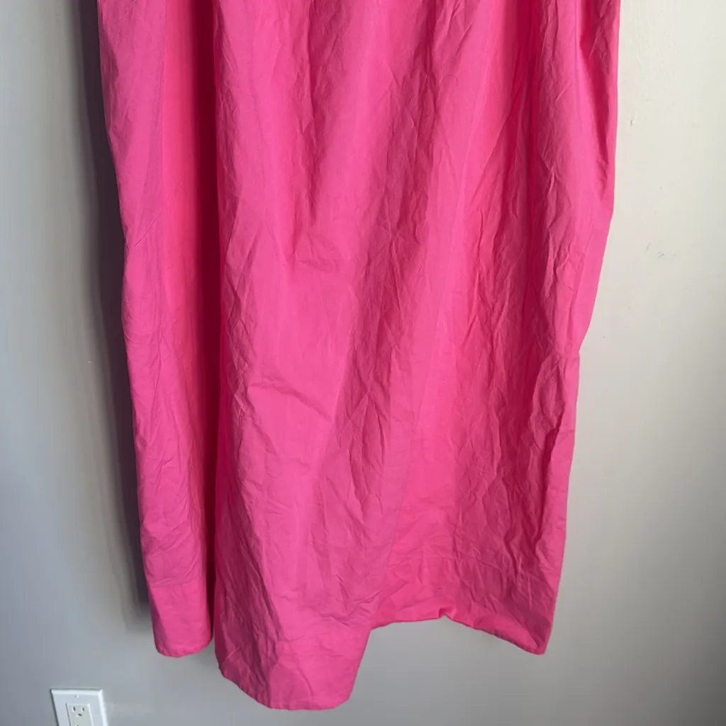 Pistola Farrah Pink Stretch Cotton Midi dress XL - Image 7