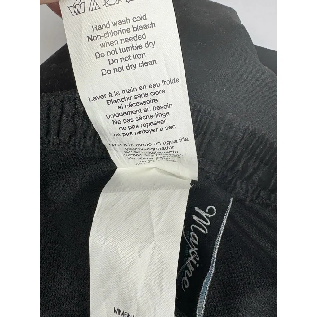 *New Maxine of Hollywood Swim Short Womens 14 Black Beach Resort Travel Swimwear - Image 6