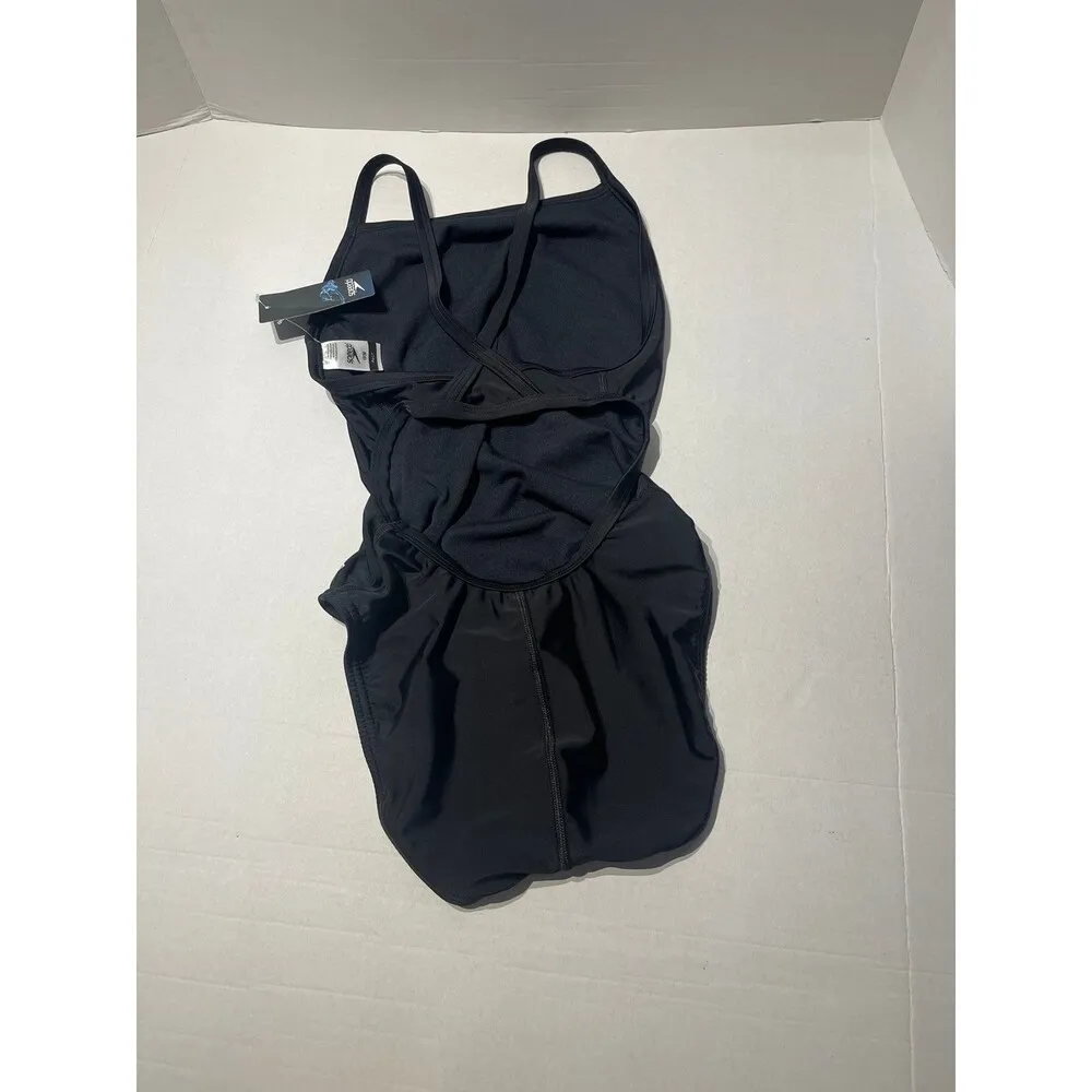 Speedo One Piece Swimsuit Prolt Flyback ECO Team Black Size 10 New With Tag - Image 5