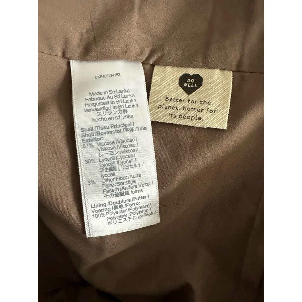 Madewell Plus Drapeweave Caldwell Double Breasted Blazer Castle Rock Tan 4X - Image 4