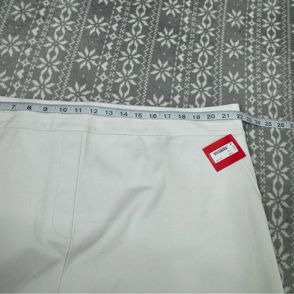 NWT Spanx On The‎ Go Silver Lining 6" Shorts In Classic White 20375R Size 3X - Image 10