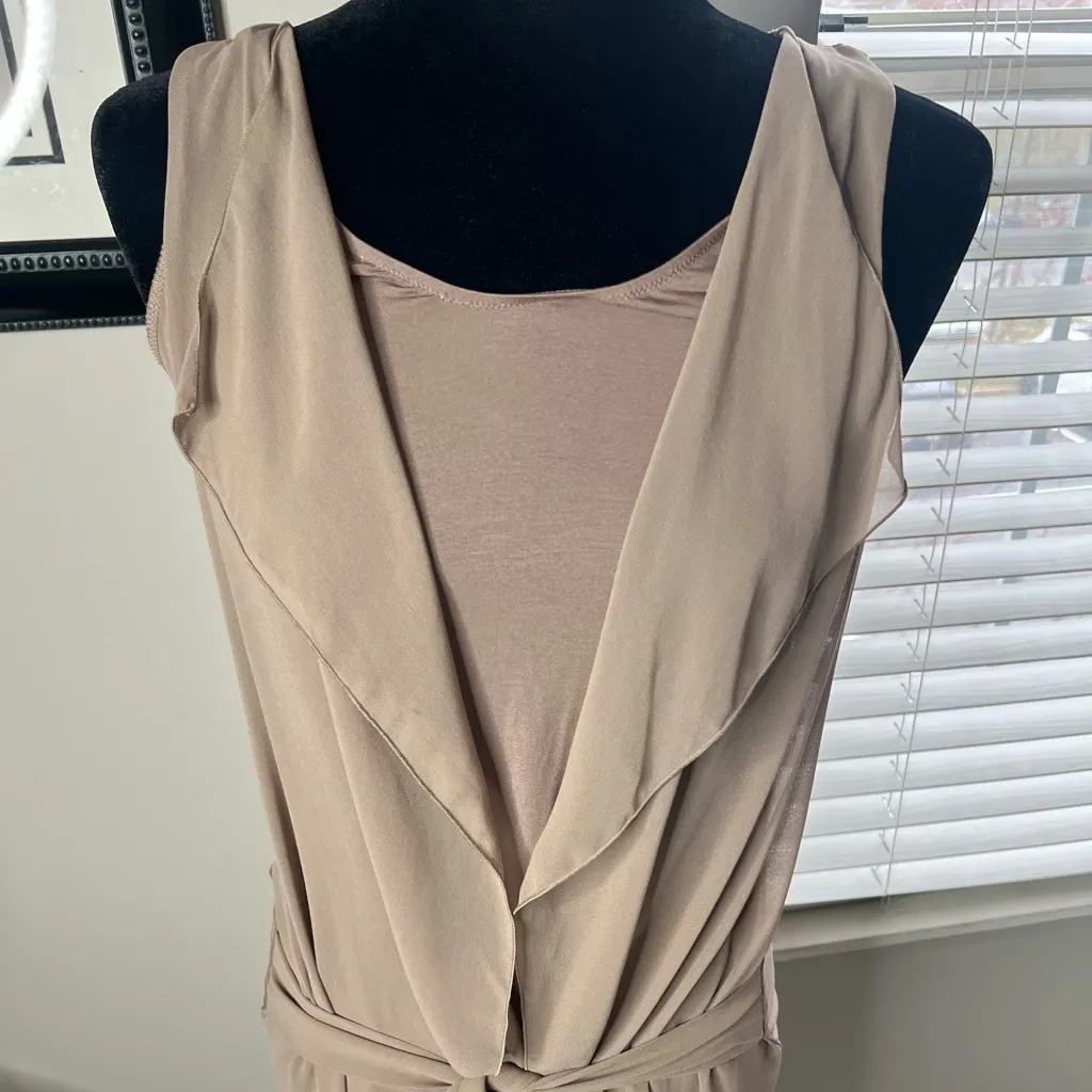Intimissimi tank double layer‎ tie front small Tan - Image 4